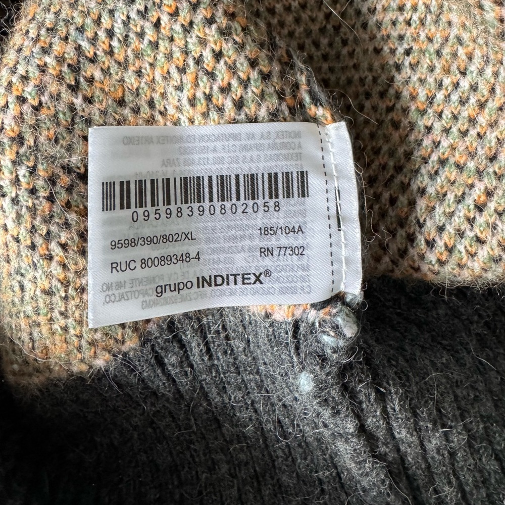 Zara JACQUARD KNIT VEST X HARRY LAMBERT Size XL - Picture 13 of 14